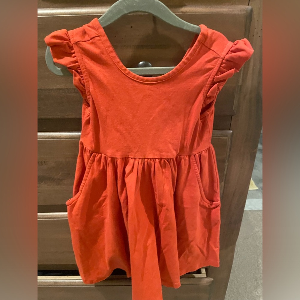 Hanna Andersson red dress. Twirl worthy. Size 4/100